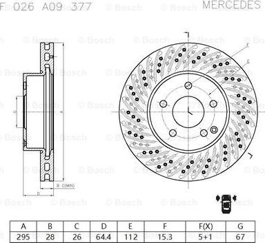 BOSCH F 026 A09 377 - Kočioni disk www.molydon.hr