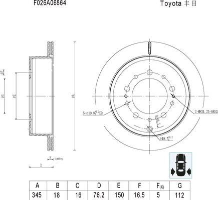 BOSCH F 026 A06 864 - Kočioni disk www.molydon.hr