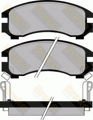 Japanparts J PA-135AF - Komplet Pločica, disk-kočnica www.molydon.hr