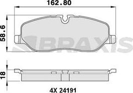 BENDIX 571832D - Komplet Pločica, disk-kočnica www.molydon.hr