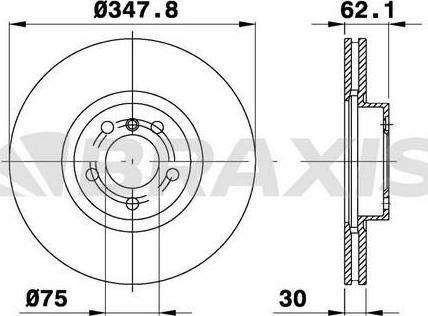 Kawe 61335 10 - Kočioni disk www.molydon.hr