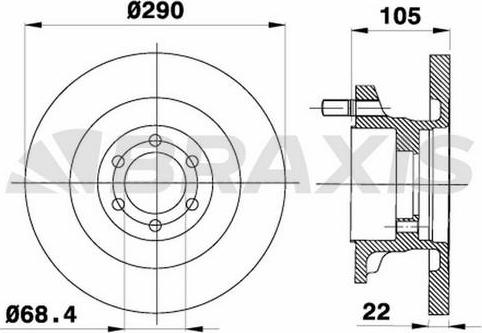 Maxtech 877510.0060 - Kočioni disk www.molydon.hr