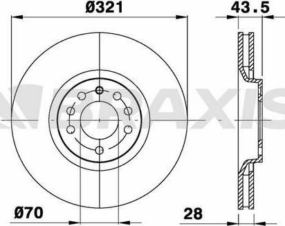 HELLA 8DD 355 113-091 - Kočioni disk www.molydon.hr