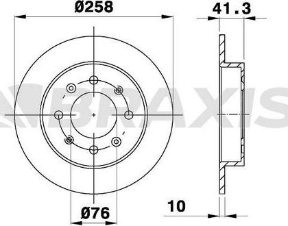 SAKURA 605-03-8810 - Kočioni disk www.molydon.hr