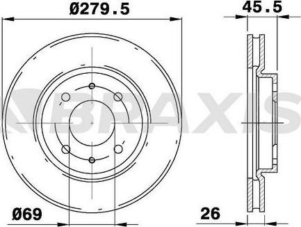 Optimal BS-8814C - Kočioni disk www.molydon.hr