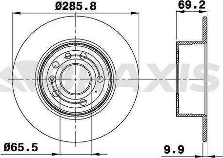 HELLA PAGID 8DD 355 104-691 - Kočioni disk www.molydon.hr