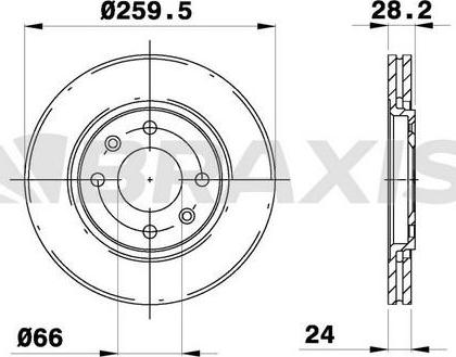 Roulunds Braking D2174 - Kočioni disk www.molydon.hr