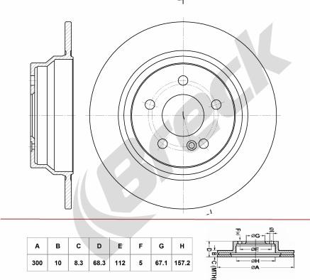 NK D203362 - Kočioni disk www.molydon.hr