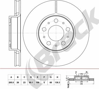 Triscan S 1011 C - Kočioni disk www.molydon.hr