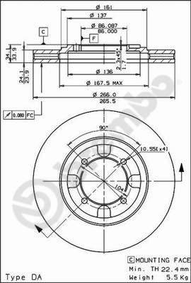 NPS M330I51 - Kočioni disk www.molydon.hr