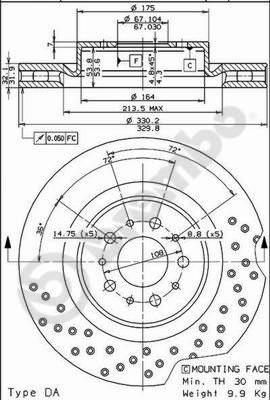 Stellox 6020-1697K-SX - Kočioni disk www.molydon.hr