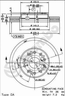 Brembo 09.9178.10 - Kočioni disk www.molydon.hr