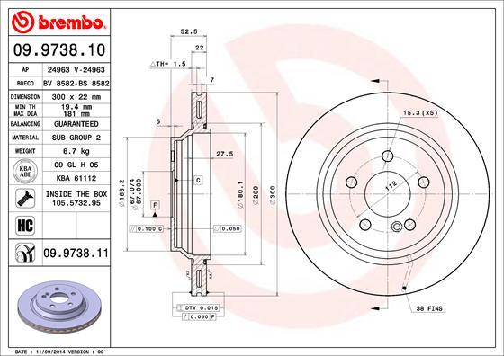 BENDIX 520955 - Kočioni disk www.molydon.hr