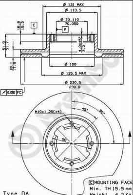 Brembo 09.4919.10 - Kočioni disk www.molydon.hr