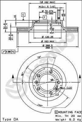 Brembo 09.4115.10 - Kočioni disk www.molydon.hr