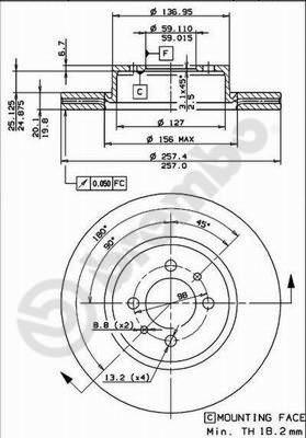 Brembo 09.4768.10 - Kočioni disk www.molydon.hr