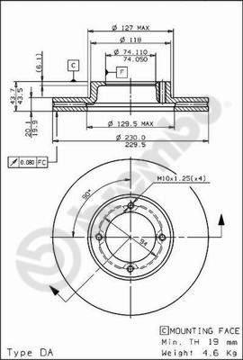 Brembo 09.6709.10 - Kočioni disk www.molydon.hr