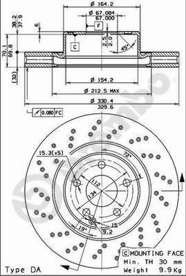 Brembo 09.7960.11 - Kočioni disk www.molydon.hr