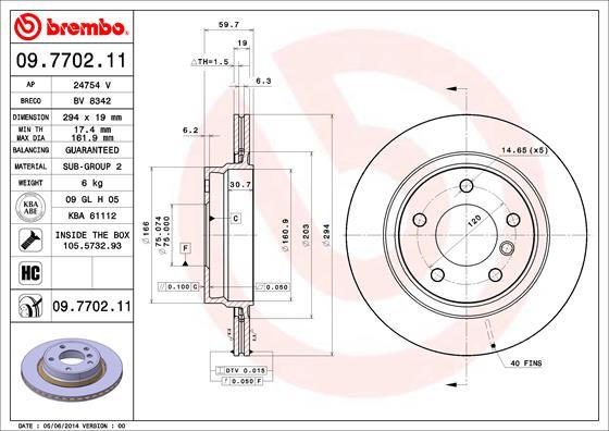 Brembo 09.7702.11 - Kočioni disk www.molydon.hr