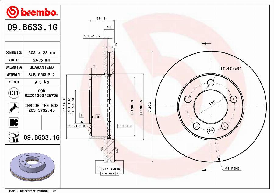 Brembo KT 10 034 - Komplet kočnica, disk-kočnica www.molydon.hr