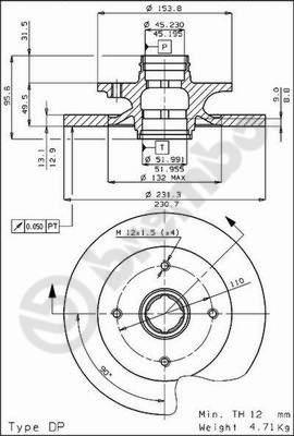 Brembo 08.4469.10 - Kočioni disk www.molydon.hr