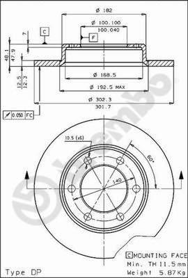 Brembo 08.4504.10 - Kočioni disk www.molydon.hr