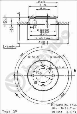 Brembo 08.4748.10 - Kočioni disk www.molydon.hr