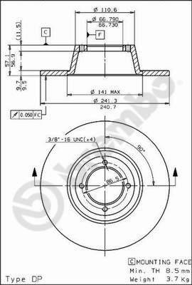 Brembo 08.5690.10 - Kočioni disk www.molydon.hr