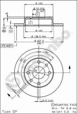 Brembo 08.5112.10 - Kočioni disk www.molydon.hr