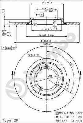 Valeo 186129 - Kočioni disk www.molydon.hr