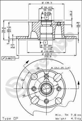 Brembo 08.2163.08 - Kočioni disk www.molydon.hr