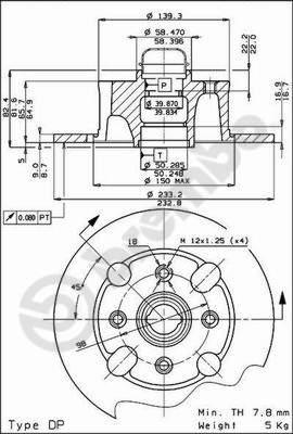 Brembo 08.2163.18 - Kočioni disk www.molydon.hr