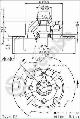 Brembo 08.2163.20 - Kočioni disk www.molydon.hr