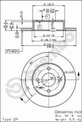 Brembo 08.2792.10 - Kočioni disk www.molydon.hr