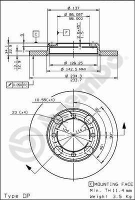 Brembo 08.7072.10 - Kočioni disk www.molydon.hr