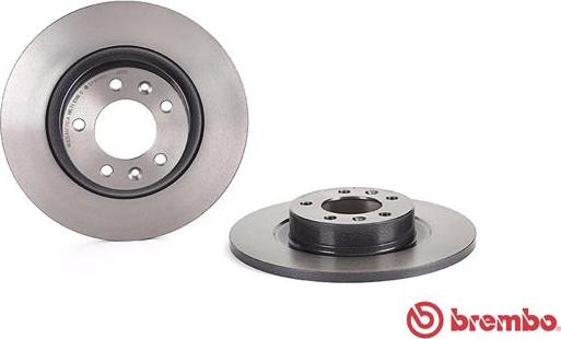 Brembo 08.A615.11 - Kočioni disk www.molydon.hr