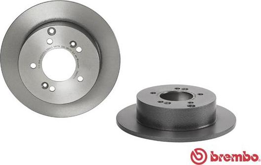 Brembo 08.A631.11 - Kočioni disk www.molydon.hr