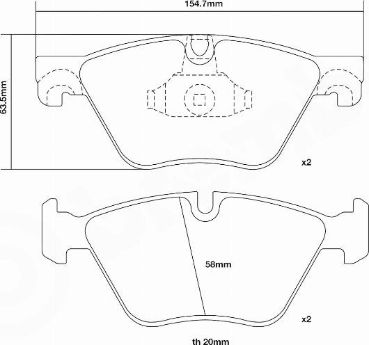 Brembo 07.B314.97 - Komplet Pločica za kocnicu velike snage www.molydon.hr