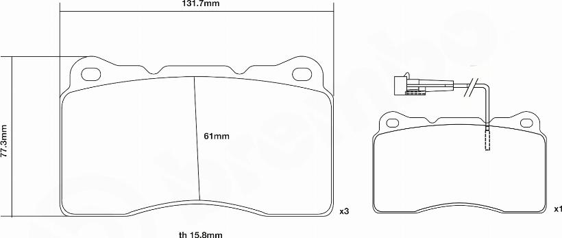 Brembo 07.B314.64 - Komplet Pločica za kocnicu velike snage www.molydon.hr