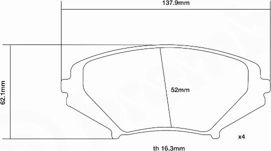 Brembo 07.B314.08 - Komplet Pločica za kocnicu velike snage www.molydon.hr