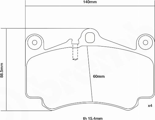 Brembo 07.B314.16 - Komplet Pločica za kocnicu velike snage www.molydon.hr