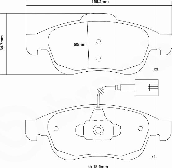 Brembo 07.B314.79 - Komplet Pločica za kocnicu velike snage www.molydon.hr