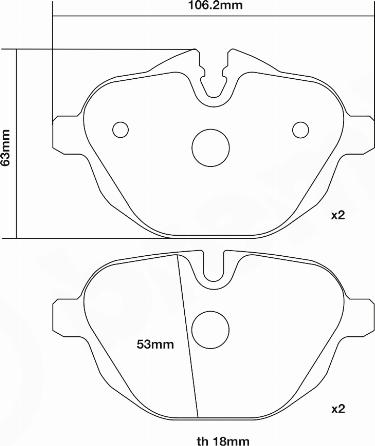 Brembo 07.B315.49 - Komplet Pločica za kocnicu velike snage www.molydon.hr