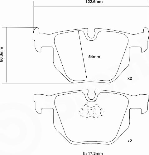 Brembo 07.B315.48 - Komplet Pločica za kocnicu velike snage www.molydon.hr