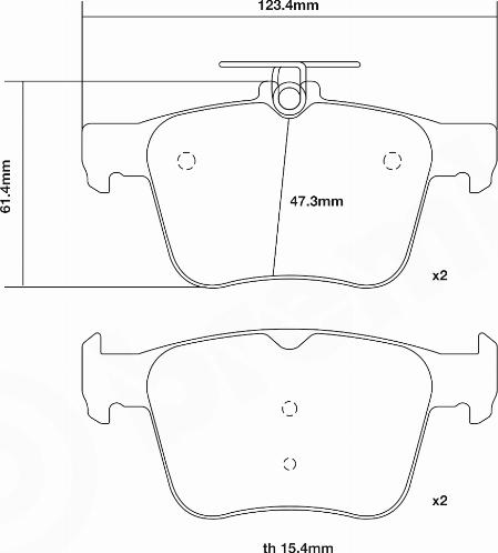 Brembo 07.B315.42 - Komplet Pločica za kocnicu velike snage www.molydon.hr