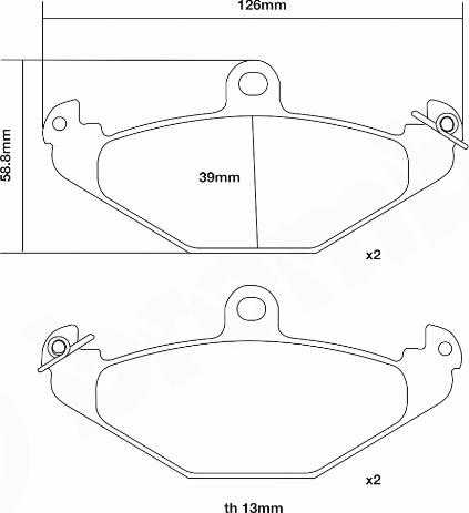 Brembo 07.B315.06 - Komplet Pločica za kocnicu velike snage www.molydon.hr