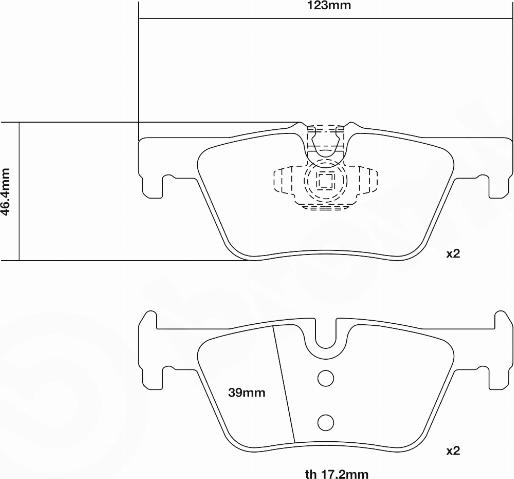 Brembo 07.B315.75 - Komplet Pločica za kocnicu velike snage www.molydon.hr