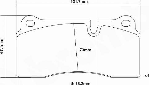 Brembo 07.B315.73 - Komplet Pločica za kocnicu velike snage www.molydon.hr