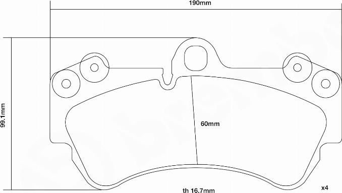 Brembo 07.D435.41 - Komplet Pločica za kocnicu velike snage www.molydon.hr