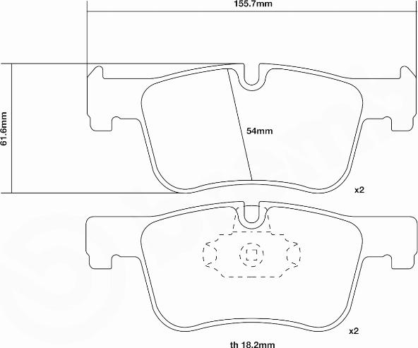 Brembo 07.D435.42 - Komplet Pločica za kocnicu velike snage www.molydon.hr